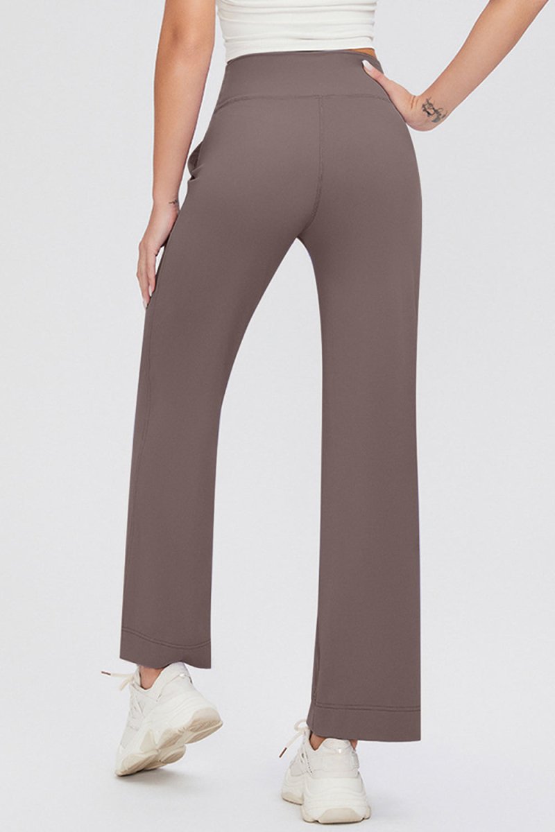 Basic Bae Full Size Drawstring High Waist Pants with Pockets - S. M. & Co.