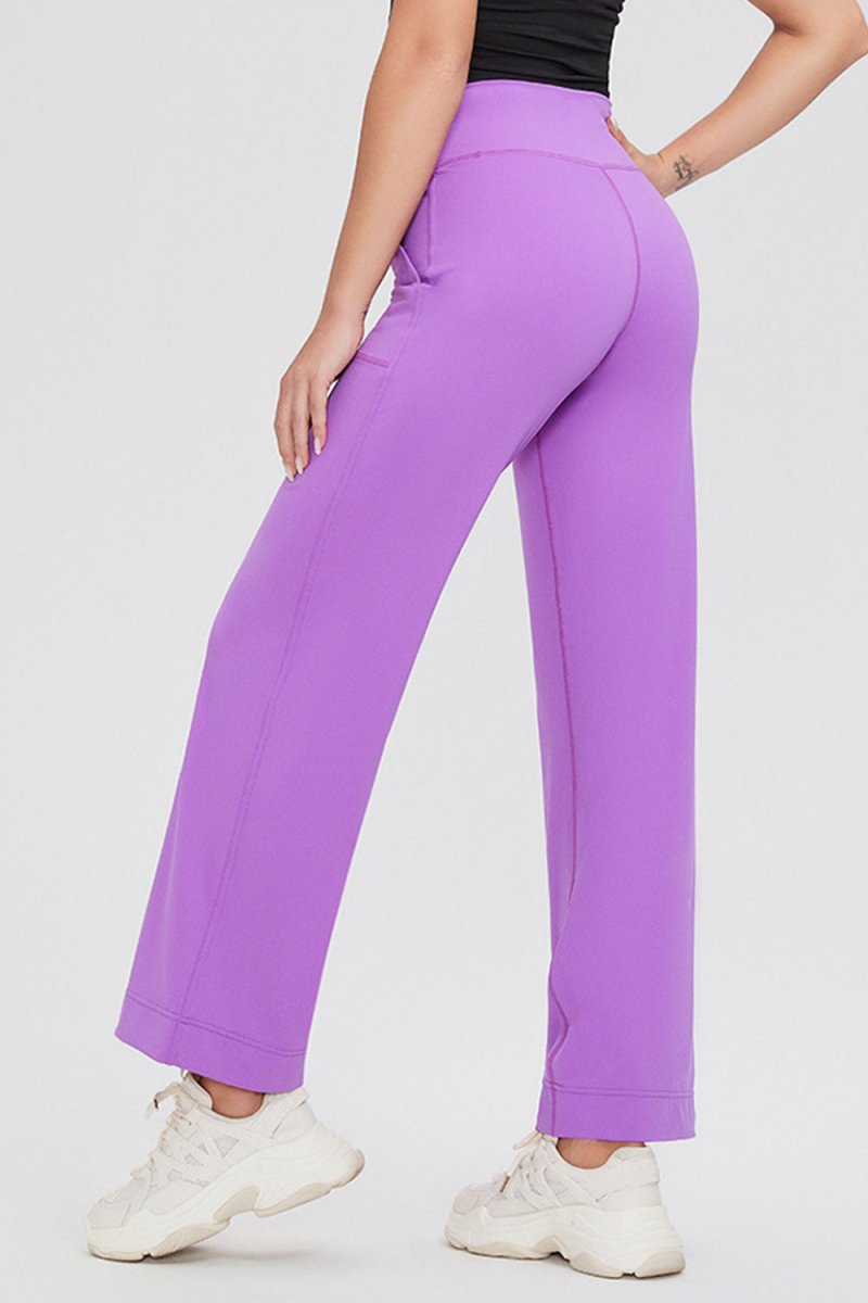 Basic Bae Full Size Drawstring High Waist Pants with Pockets - S. M. & Co.