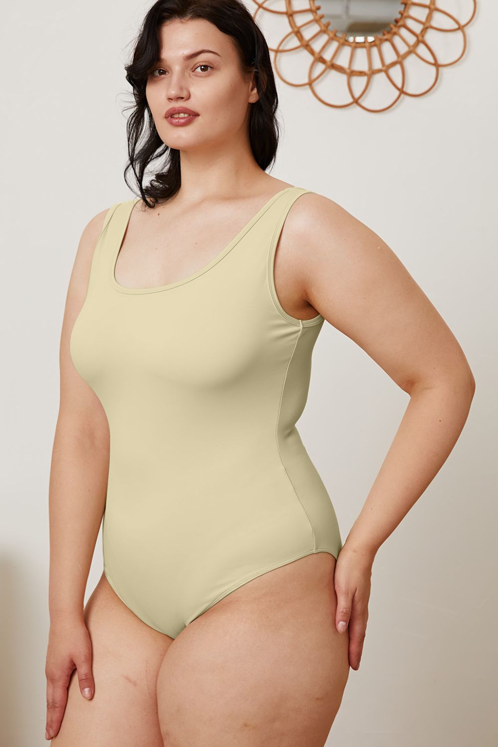 Basic Bae Full Size Square Neck Sleeveless Bodysuit - S. M. & Co. Bodysuit