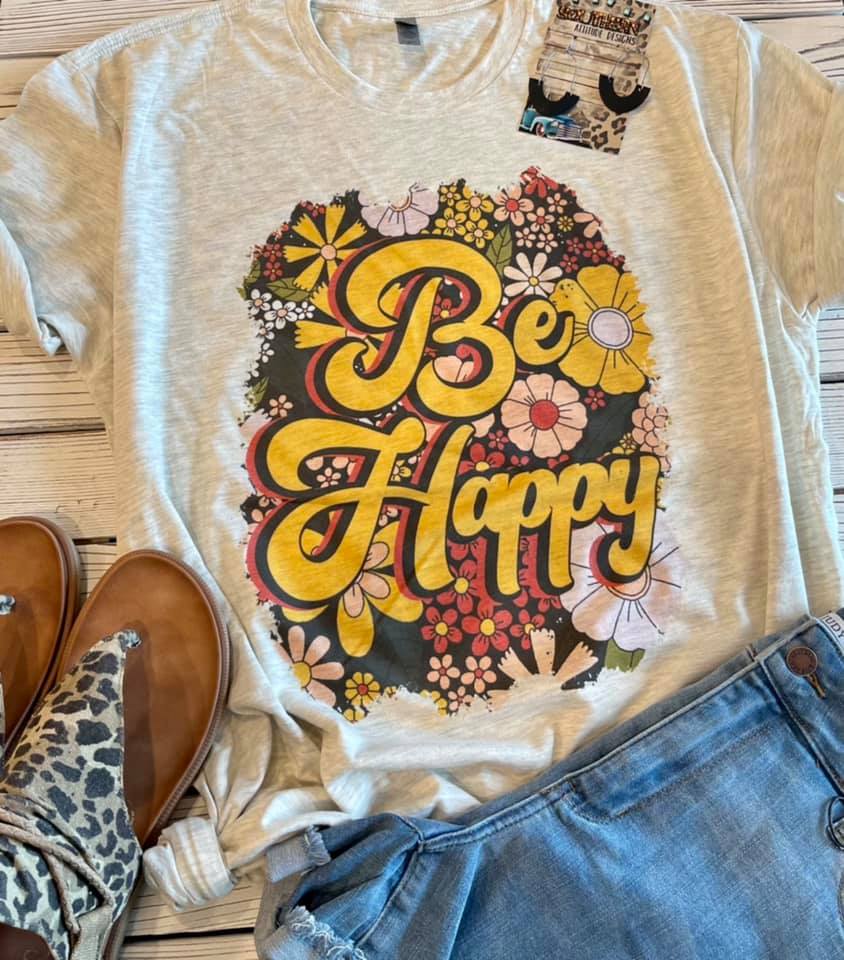 Be Happy- Retro - S. M. & Co. T-Shirt