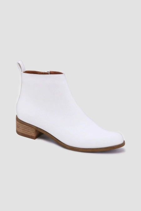 Beast Fashion PU Leather Block Heel Boots - S. M. & Co.