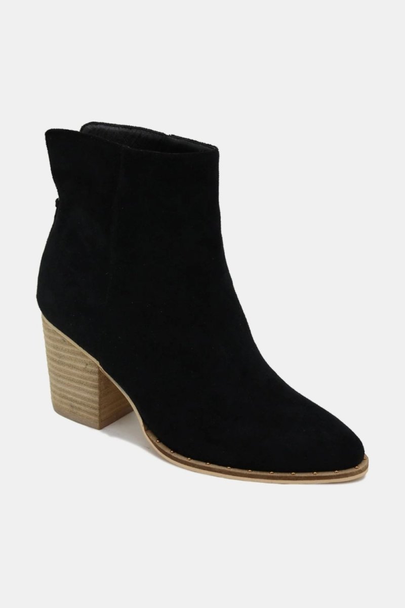 Beast Fashion Suede Point Toe Ankle Booties - S. M. & Co.