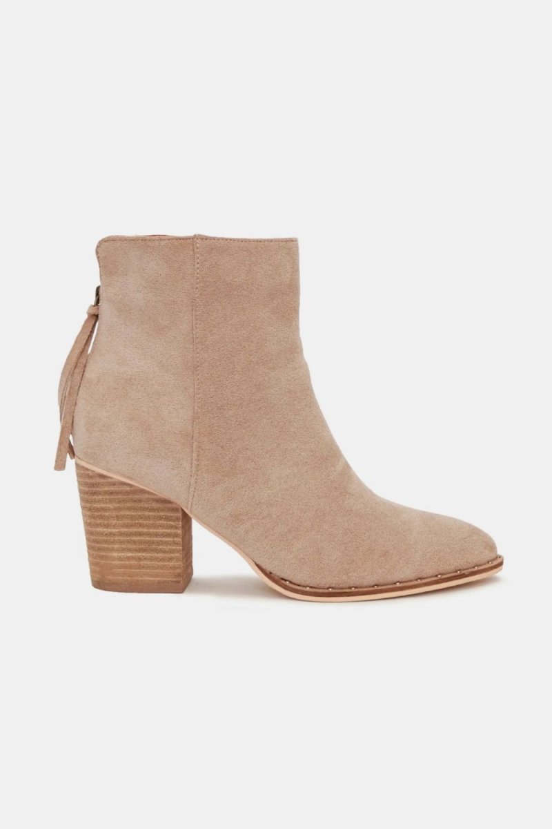 Beast Fashion Suede Point Toe Ankle Booties - S. M. & Co.