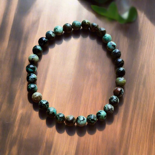 Black African Turquoise Bead Bracelet - S. M. & Co. Bracelet