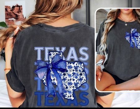 Blue Floral Texas - S. M. & Co.