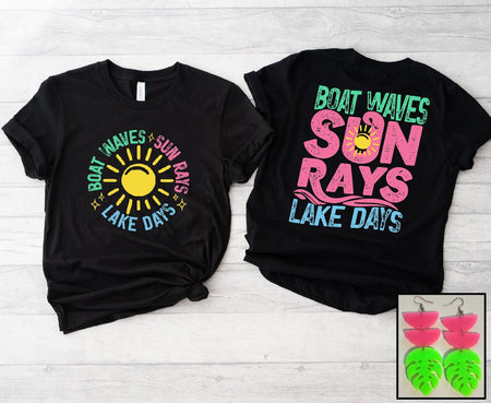 Boat Waves, Sun Rays, Lake Days - S. M. & Co. T-Shirt