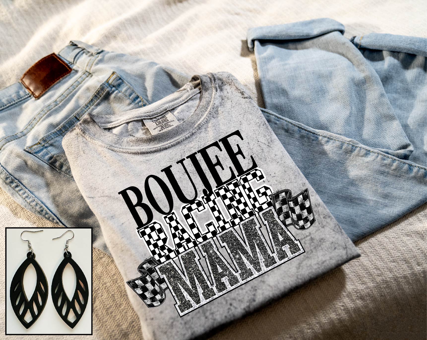 Boujee Racing Mama - S. M. & Co. Shirts & Tops