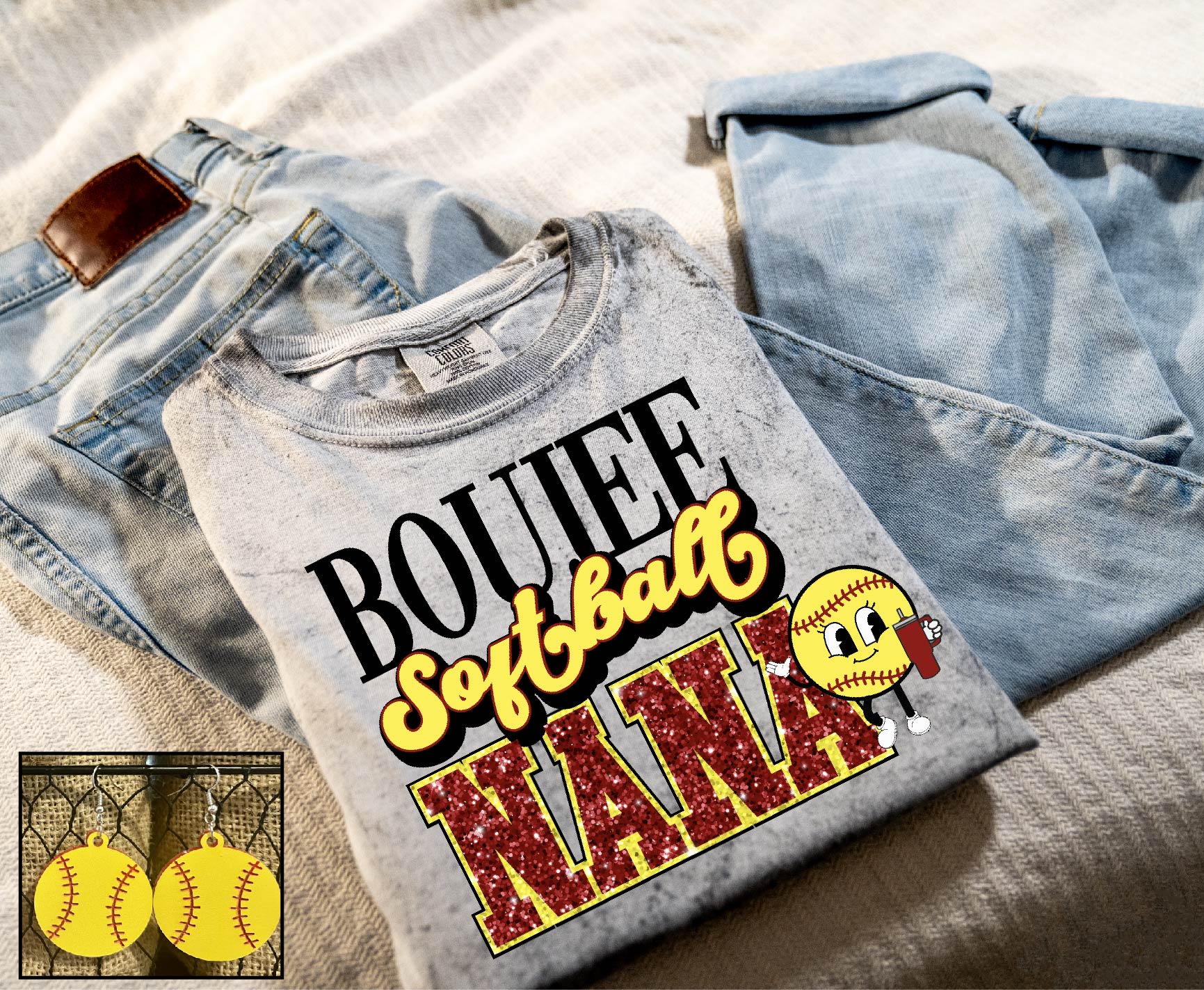 Boujee Softball Nana - S. M. & Co. Shirts & Tops