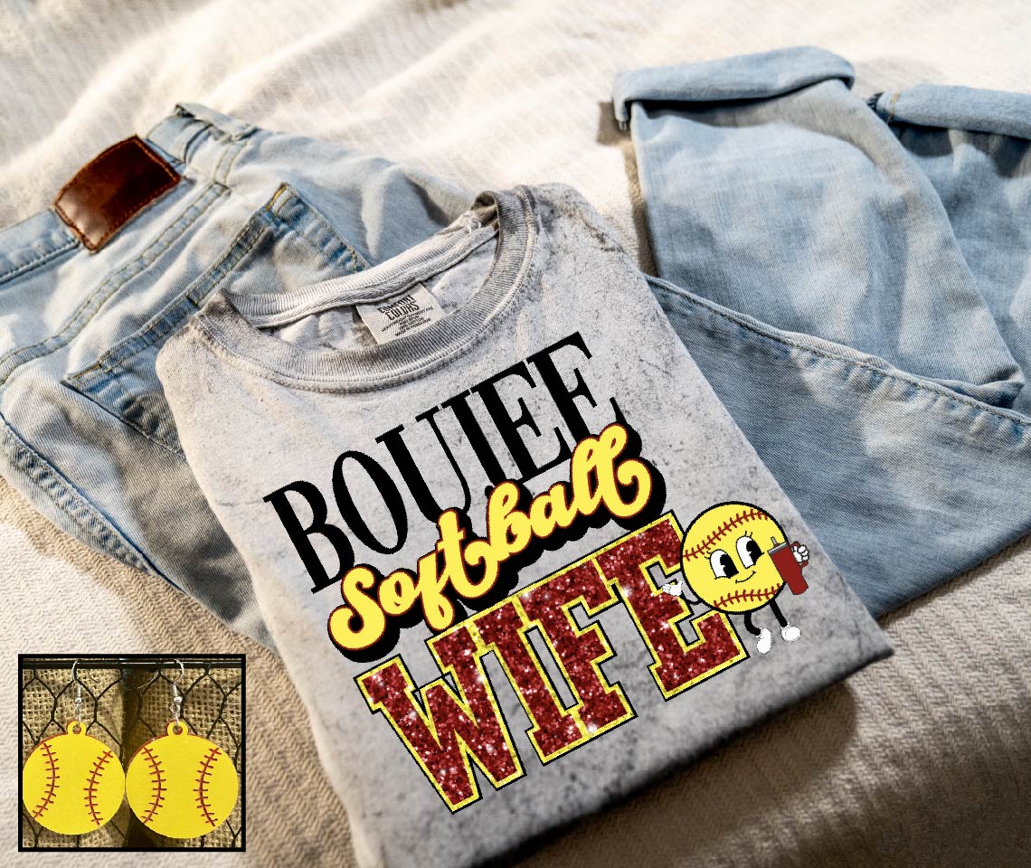 Boujee Softball Wife - S. M. & Co. Shirts & Tops