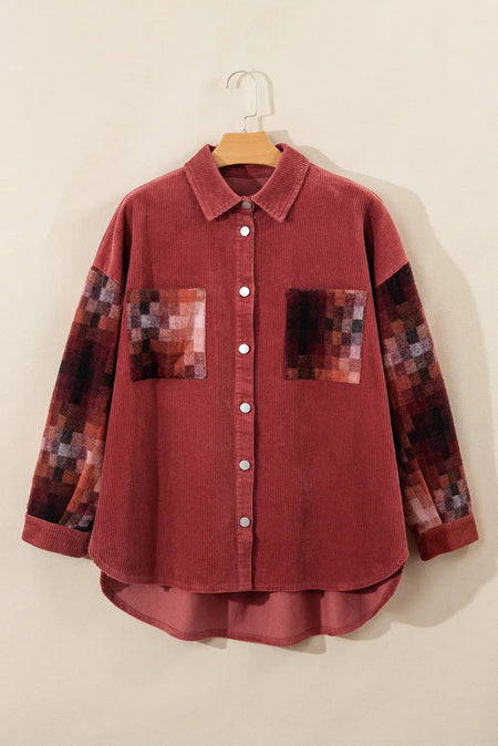 Button Up Long Sleeve Jacket - S. M. & Co. Button Up Jacket