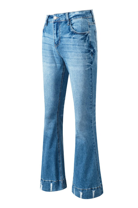 Cat's Whisker Bootcut Jeans with Pockets - S. M. & Co.