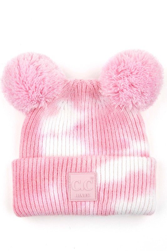 CC Baby Pom Pom Tie-Dye Beanie - S. M. & Co. Beanie