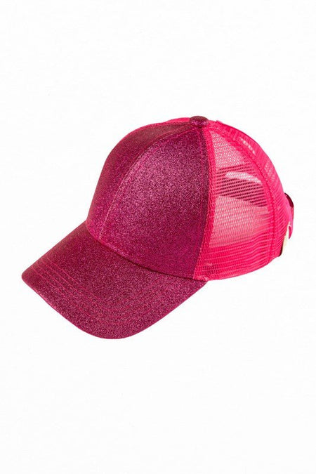 CC Kids Glitter Pony Caps - S. M. & Co. Pony Caps