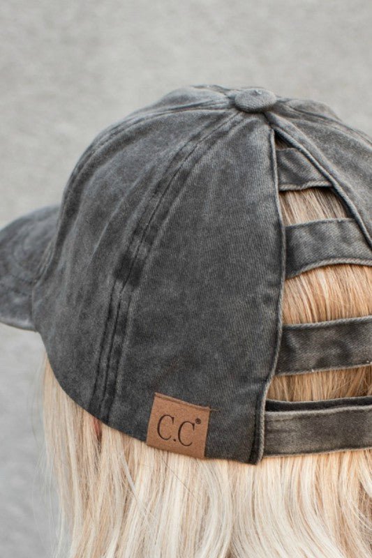 CC Three Level Pony Hat - S. M. & Co. Pony Hat