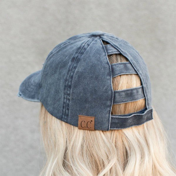 CC Three Level Pony Hat - S. M. & Co. Pony Hat