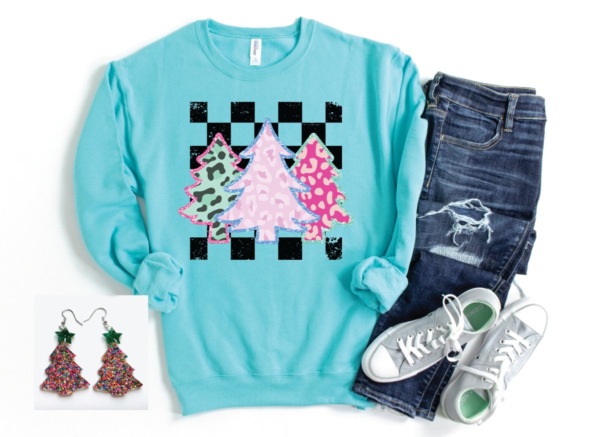 Checkered Christmas Trees - S. M. & Co.