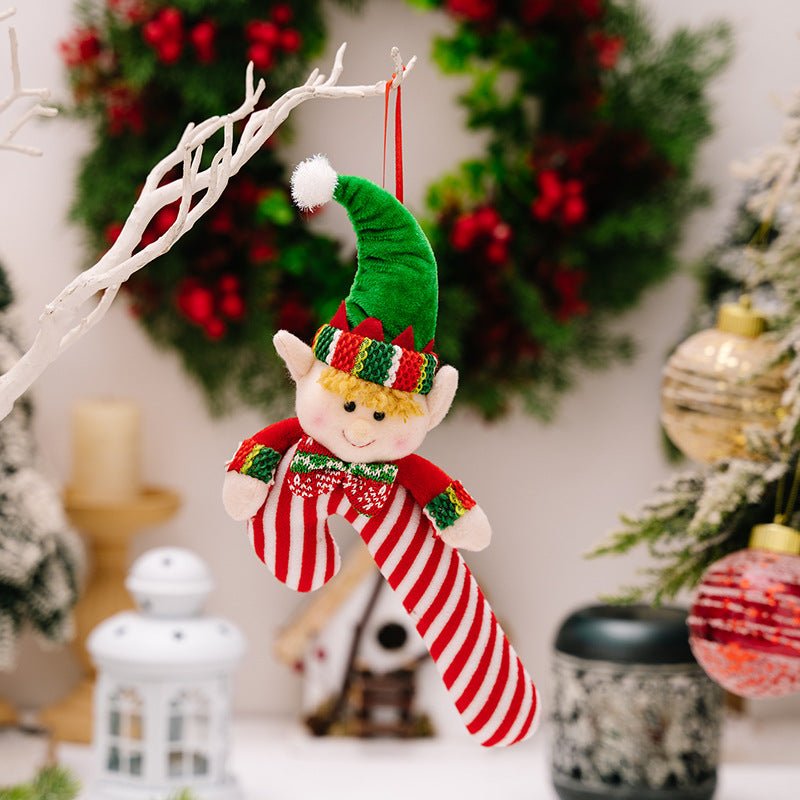 Christmas Candy Cane Hanging Ornament - S. M. & Co.