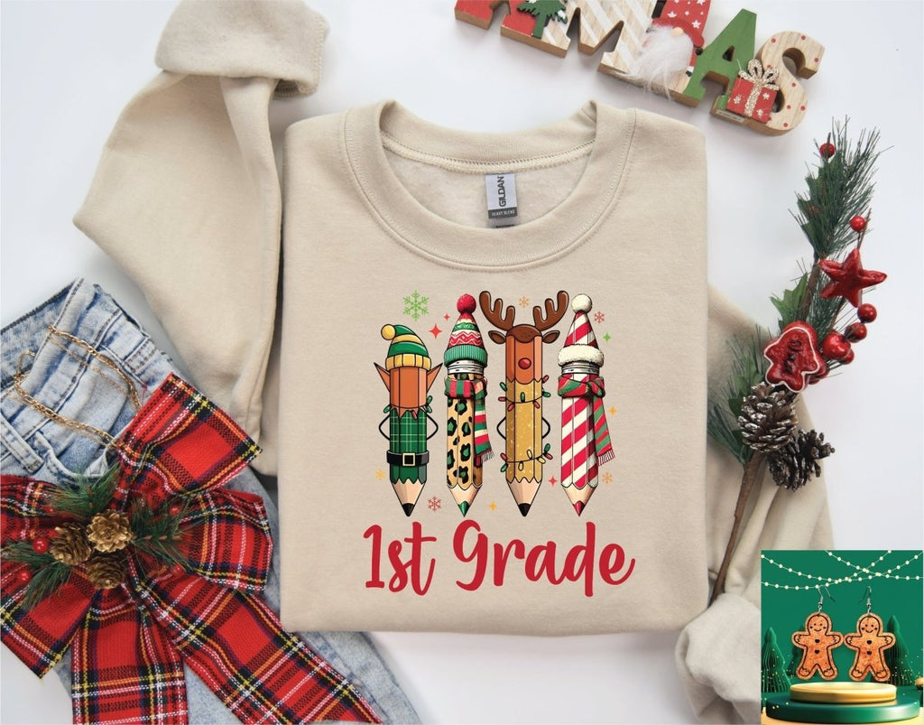 Christmas Grade Pencils - 1st grade - S. M. & Co.