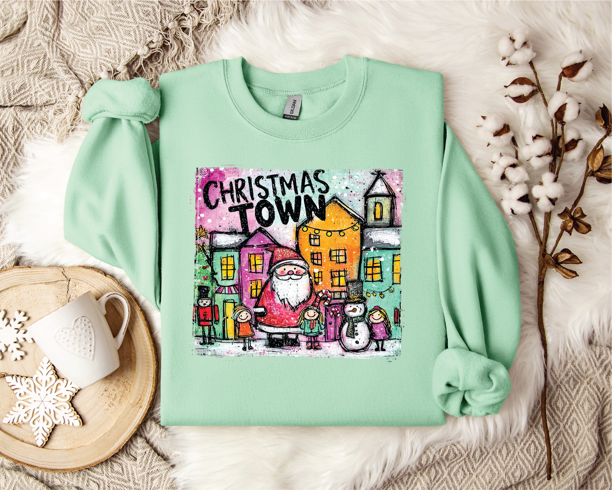 Christmas Town- Unisex Graphic Sweatshirt
