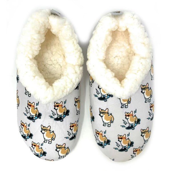 Corgi Boi - Women's Cozy House Slipper - S. M. & Co. Slippers