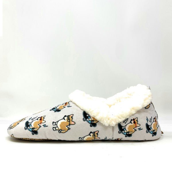 Corgi Boi - Women's Cozy House Slipper - S. M. & Co. Slippers