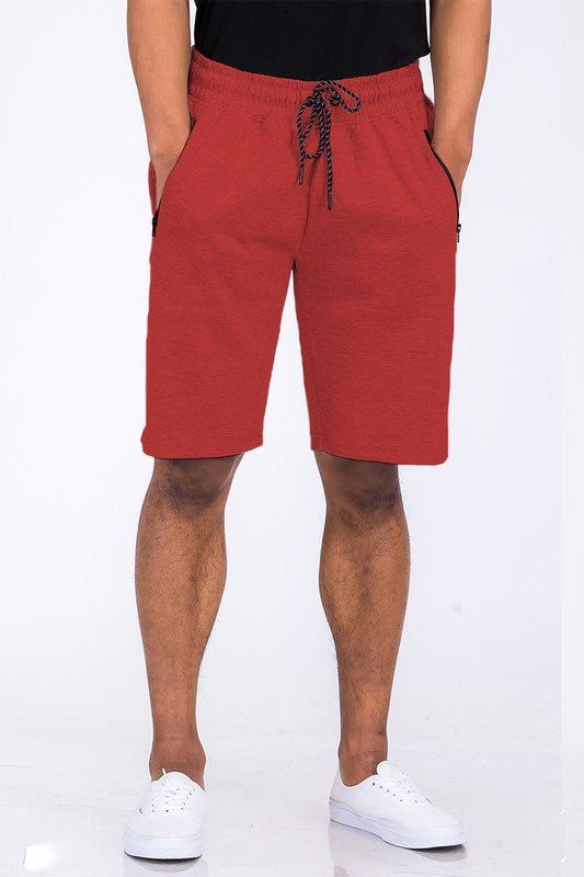 COTTON BLEND LOUNGE SWEAT SHORTS - S. M. & Co. Shorts