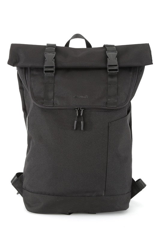 COURIER-INSPIRED URBAN BACKPACK-MOCHA - S. M. & Co. Backpack