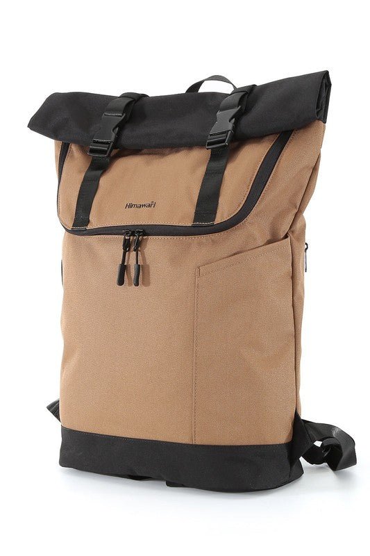 COURIER-INSPIRED URBAN BACKPACK-MOCHA - S. M. & Co. Backpack