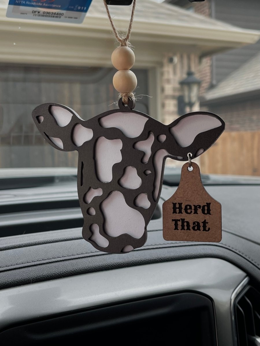 Cow Car Charm - S. M. & Co.