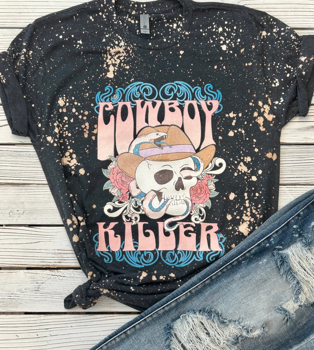 Cowboy Killer- Bleached - S. M. & Co. T-Shirts