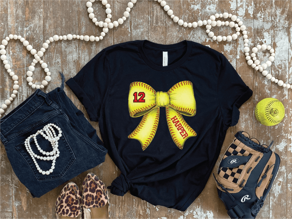 Custom Softball Bow - S. M. & Co.