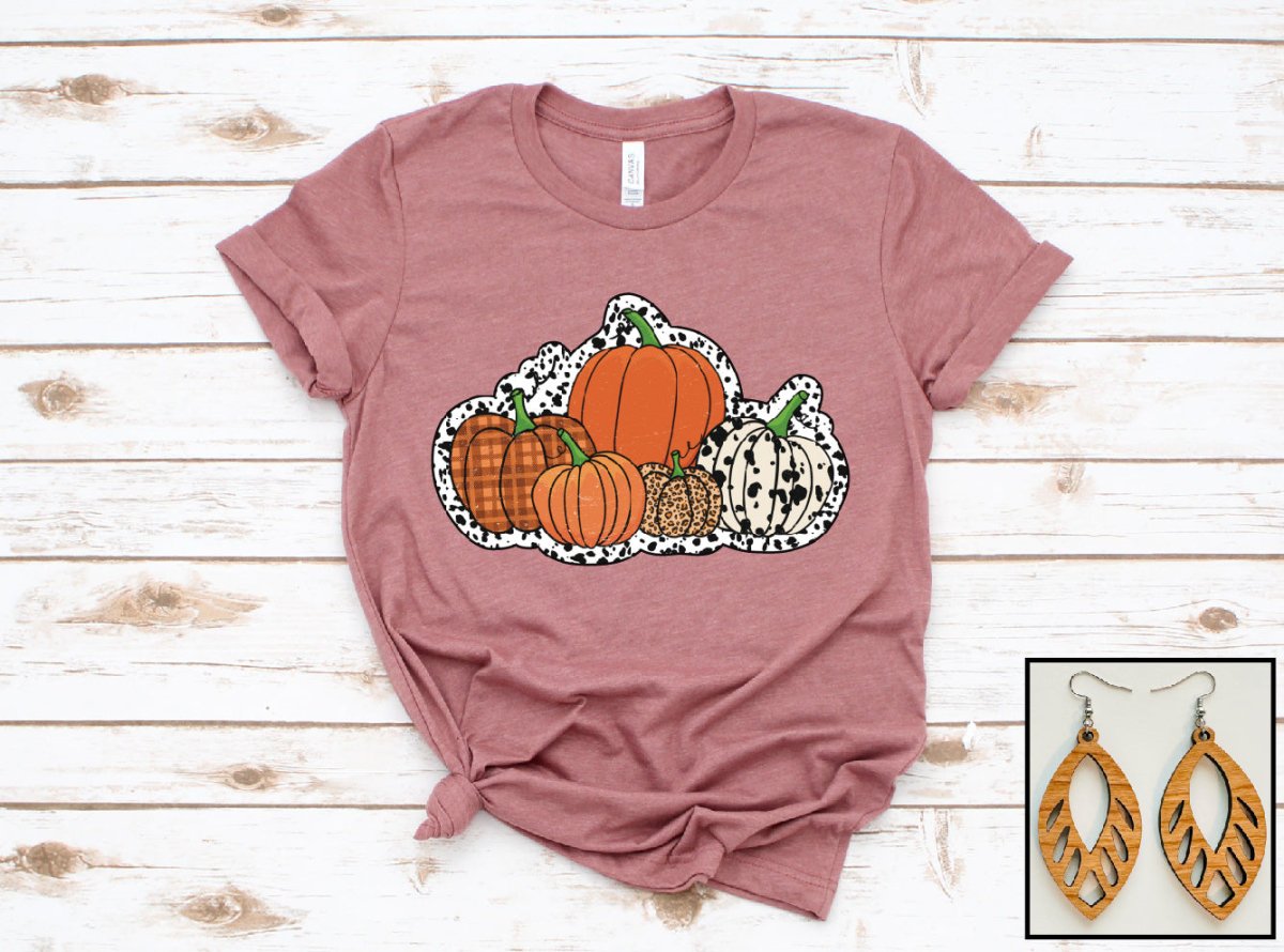 Dalmatian Dot Pumpkins- Tee - S. M. & Co. T-Shirt