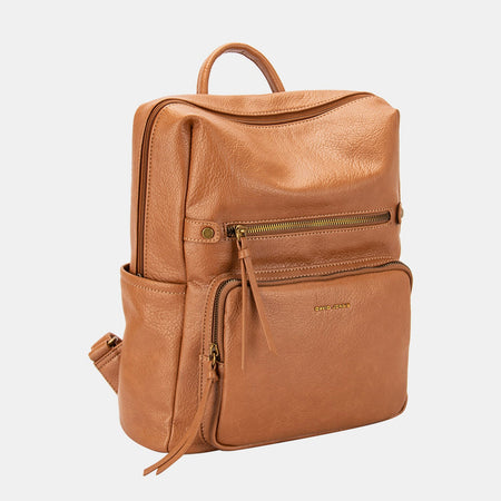 David Jones PU Leather Backpack Bag - S. M. & Co. Backpack