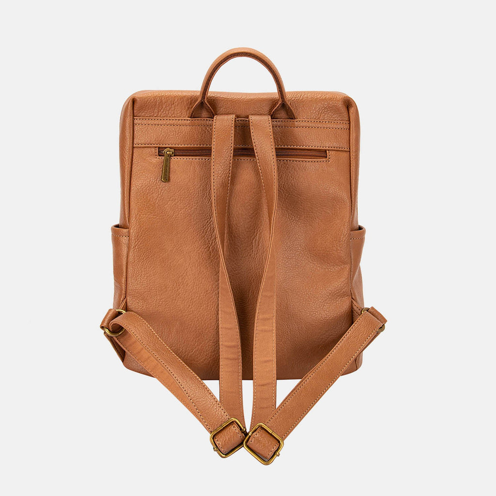 David Jones PU Leather Backpack Bag - S. M. & Co. Backpack