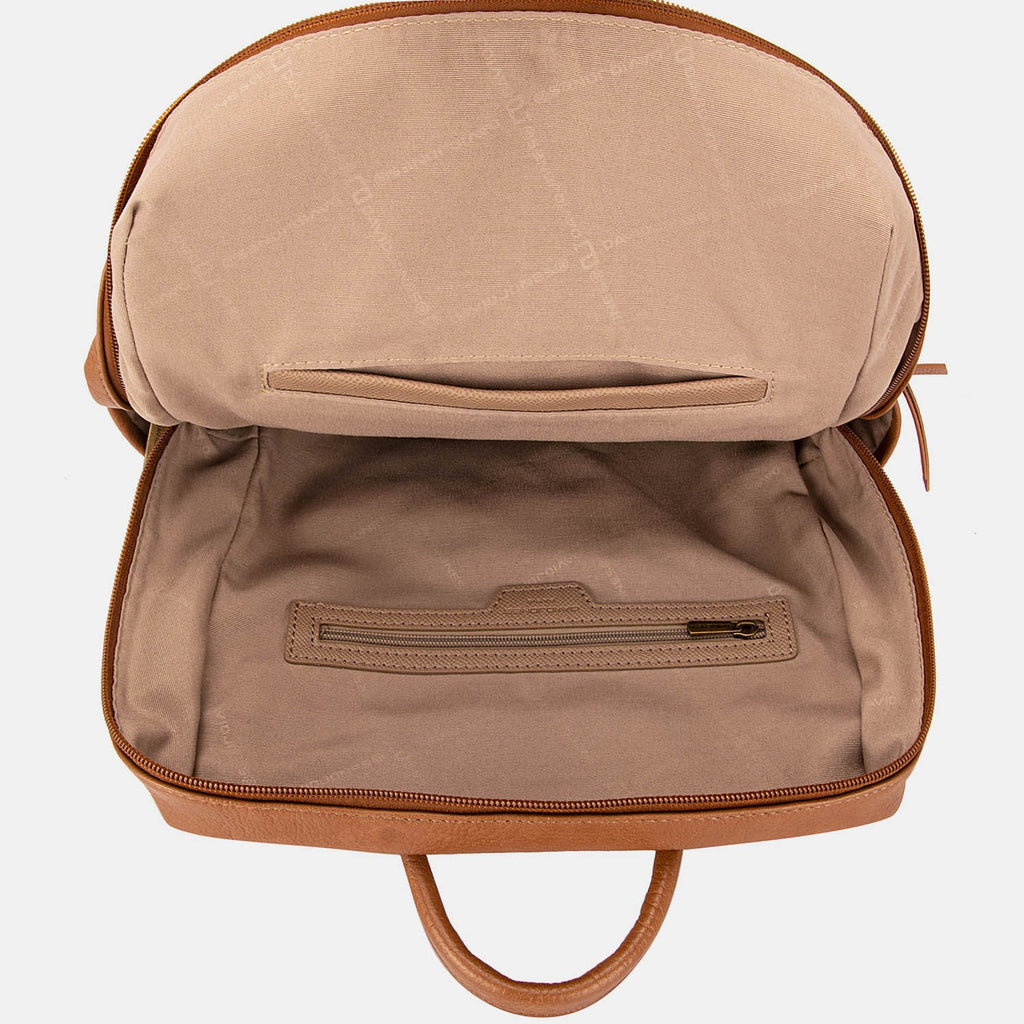 David Jones PU Leather Backpack Bag - S. M. & Co. Backpack