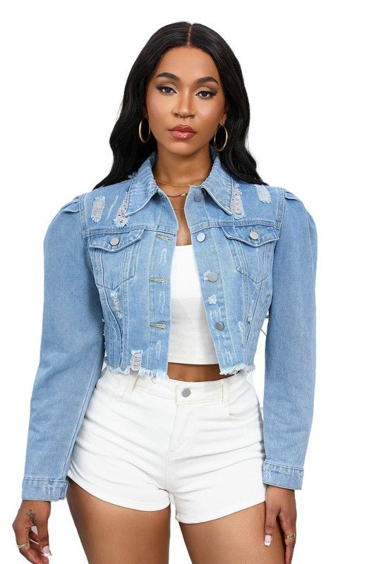 DENIM JACKET - S. M. & Co. Denim Jacket