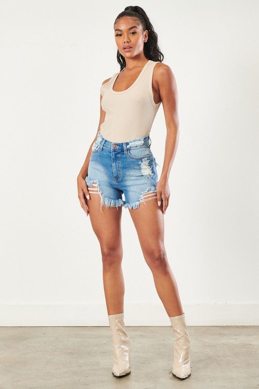 Denim Short - S. M. & Co. Denim Shorts