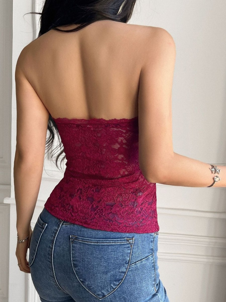 Devine Lace Tube Top - S. M. & Co.