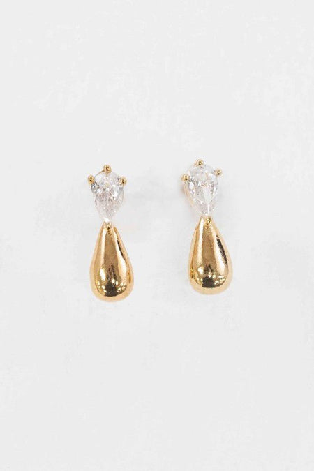 Droplet Stone Earrings - S. M. & Co.