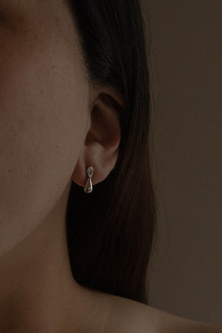 Droplet Stone Earrings - S. M. & Co.