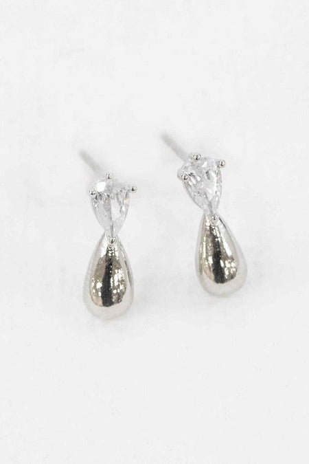 Droplet Stone Earrings - S. M. & Co.