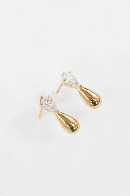 Droplet Stone Earrings - S. M. & Co.