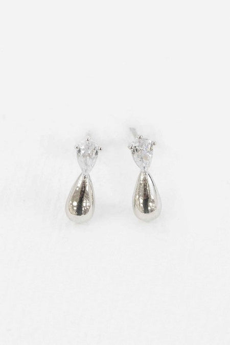 Droplet Stone Earrings - S. M. & Co.