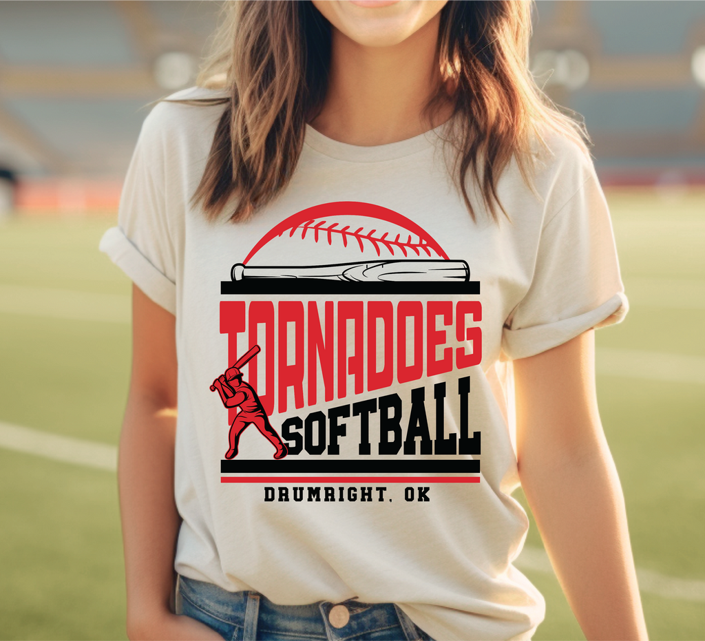 Softball Retro Spirit Tee