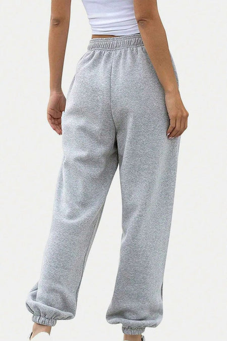 Elastic Waist Joggers with Pockets - S. M. & Co.