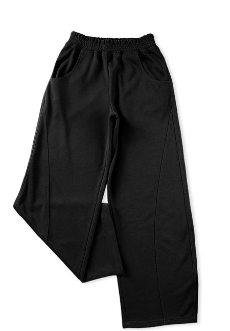 Elastic Waist Sweatpants with Pockets - S. M. & Co.