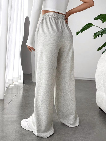 Elastic Waist Wide Leg Pants - S. M. & Co.