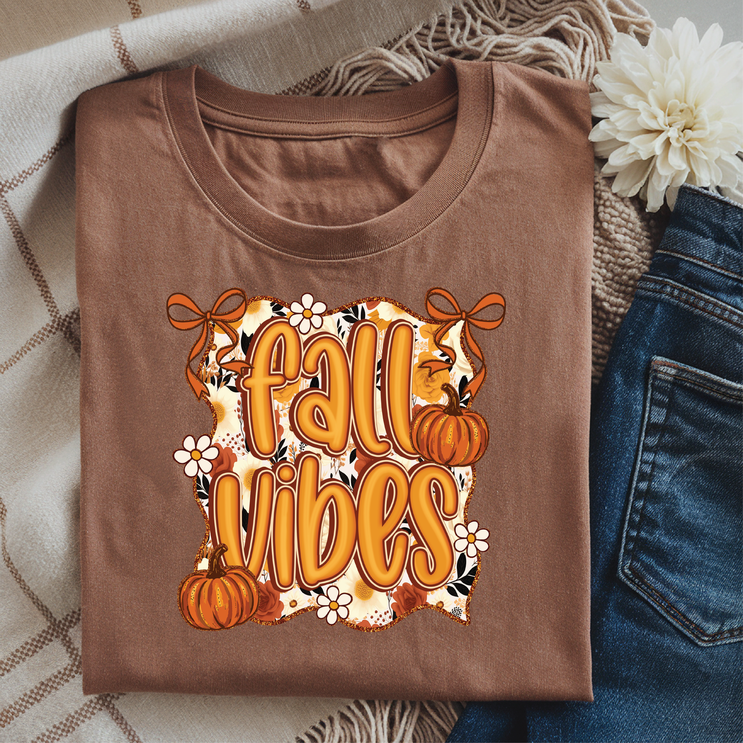 Fall Vibes Graphic T-Shirt