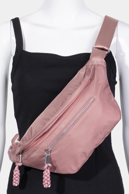 Fame Nylon Crossbody Bag with Adjustable Strap - S. M. & Co.