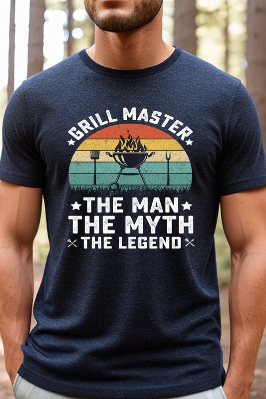 Fathers Day Gifts Grill Master The Man Tee - S. M. & Co. T-Shirt